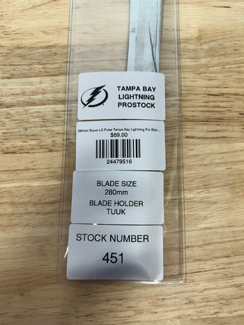 280mm Bauer LS Pulse Tampa Bay Lightning Pro Stock (Blade/Runner) (Used)