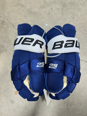 14” Bauer Supreme 2S Pro Gloves Toronto Maple Leafs Pro Stock (New)