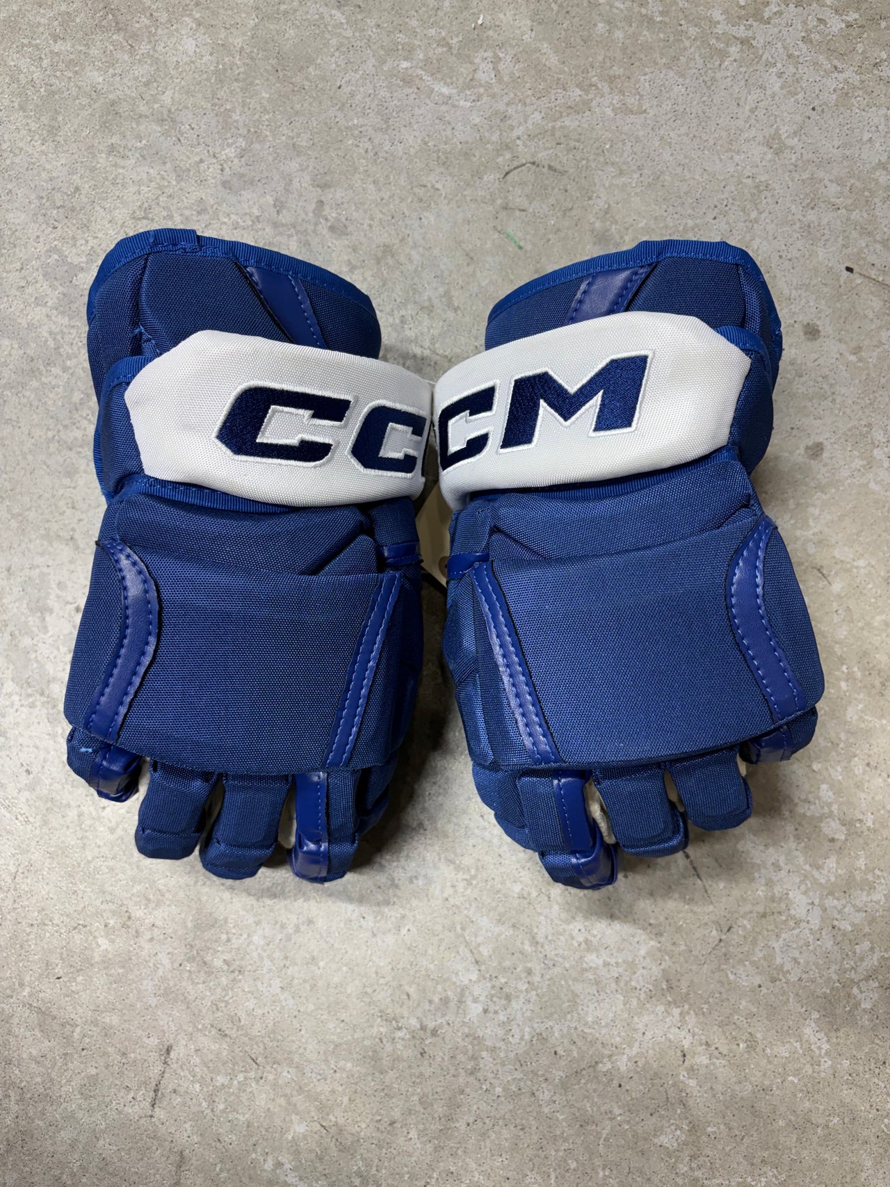 14” CCM Pro Stock NHL Toronto Maple Leafs Hockey Gloves (New)