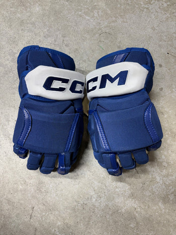 14” CCM Pro Stock NHL Toronto Maple Leafs Hockey Gloves (New)