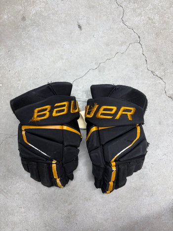 14” Bauer Vapor Hyperlite Gloves NCAA Used