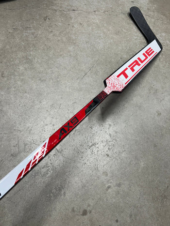 Left Hand 25” True AX9 Pro Stock Goalie Stick Red/White