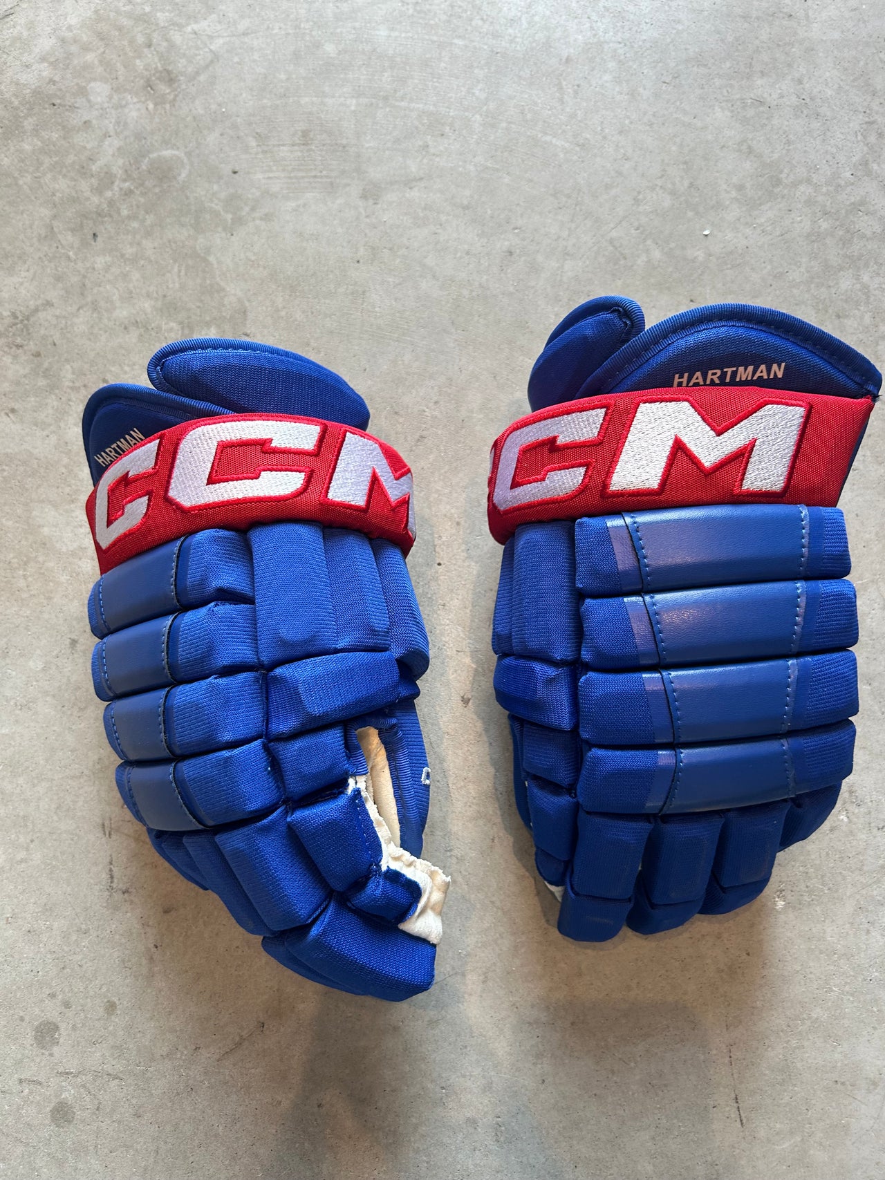 14” CCM HG97 Custom Hockey Pro Stock Gloves New