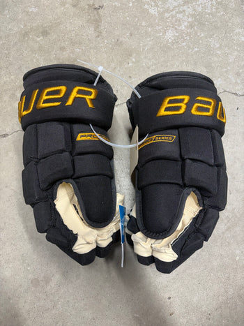 14” Bauer Pro Series Colorado College Gloves Pro Stock New