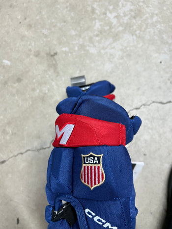 12” CCM Pro Stock Team USA Olympics Hockey Gloves (New)