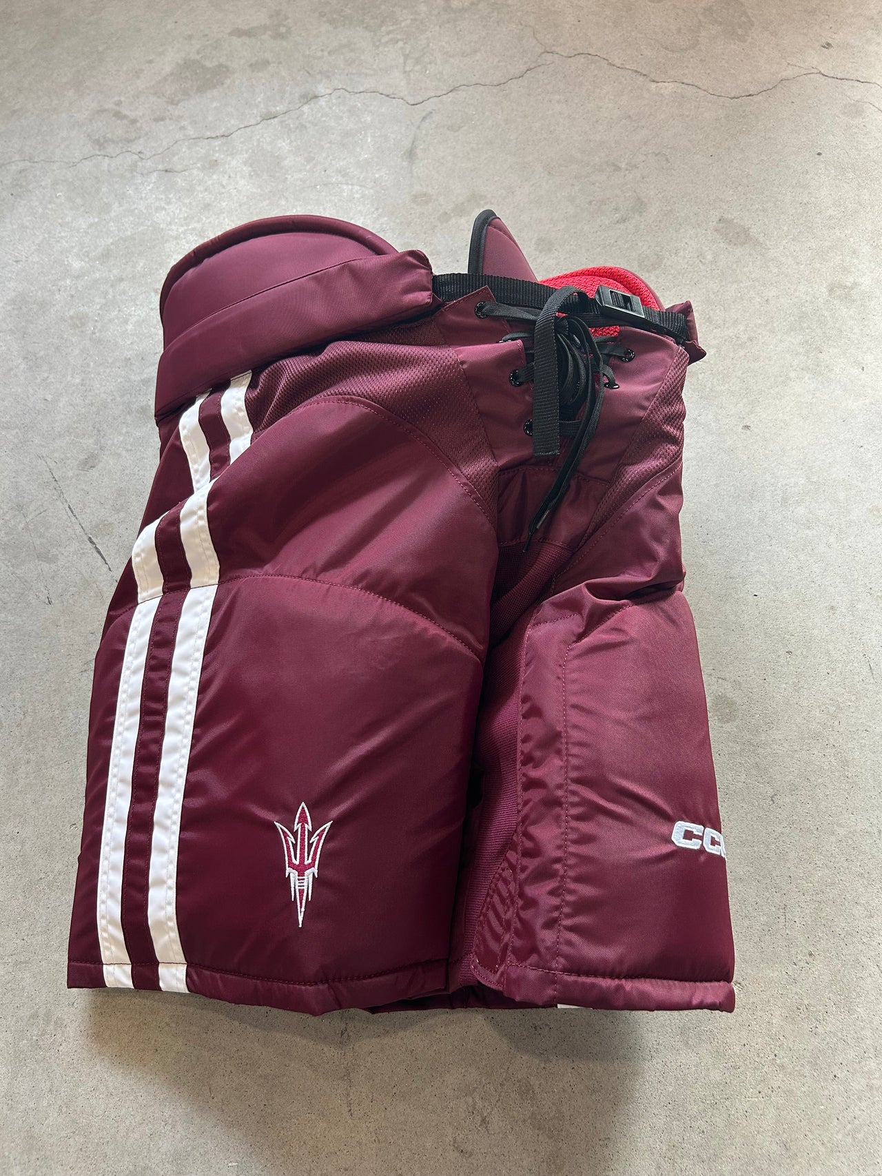 Medium CCM Custom Pro Arizona State Univ. Hockey Pants New