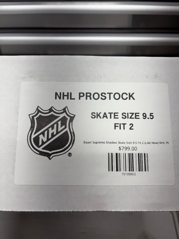 Bauer Supreme Shadow Skate Size 9.5 Fit 2 (Like New) NHL Pro Stock