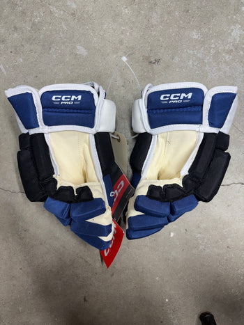 14” CCM HG 97 Tampa Bay Lighting Hockey Gloves (New) NHL Prostock (Copy)