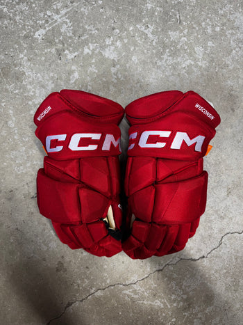15” CCM Pro Stock NCAA Hockey Gloves (New)