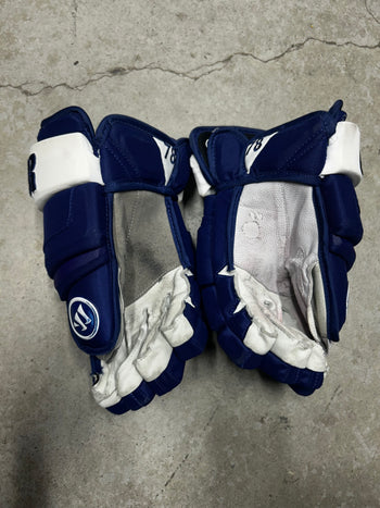 13.5” Warrior ALPHA X1 pro Pro Hockey Gloves (Used) Pro Stock