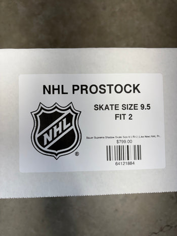 Bauer Supreme Shadow Skate Size 9.5 Fit 2 (Like New) NHL Pro Stock