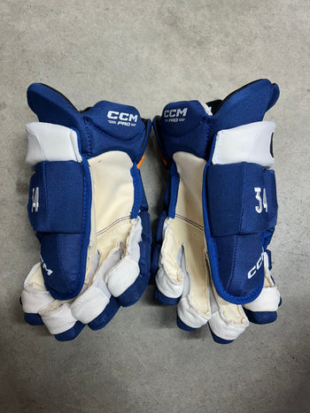 14” CCM Pro Toronto Maple Leafs Auston Matthews Pro Stock Gloves (New)