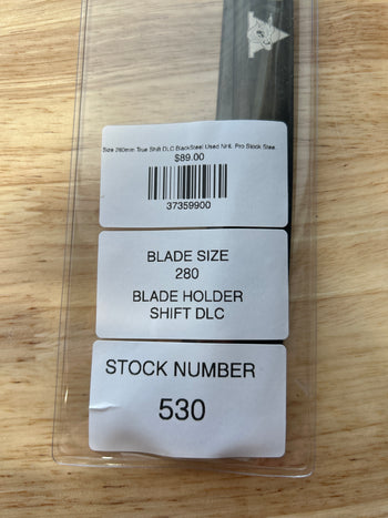 Size 280mm True Shift DLC BlackSteel Used NHL Pro Stock Steel (Blade/Runner)