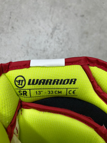 13” Warrior Alpha QX Pro Hockey Gloves (New) New Jersey Devils NHL Prostock