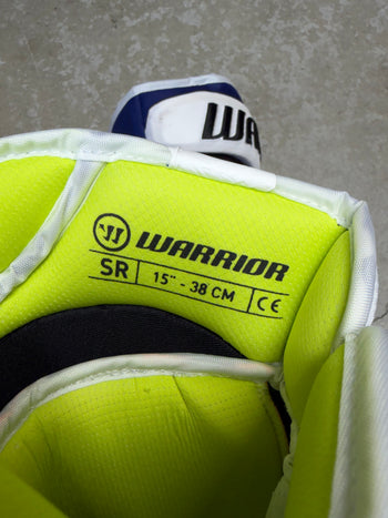 15” Warrior Covert Pro QRE Hockey Gloves (New) Tampa Bay Lightning NHL Pro Stock
