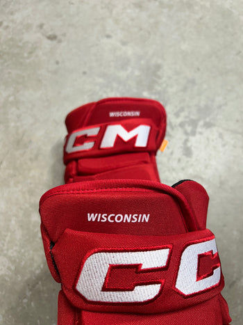 15” CCM Pro Stock NCAA Hockey Gloves (New)