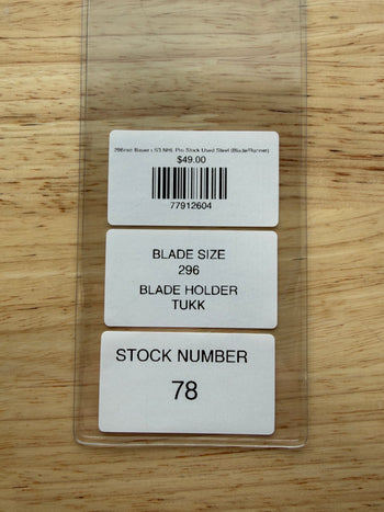296mm Bauer LS3 NHL Pro Stock Used Steel (Blade/Runner)