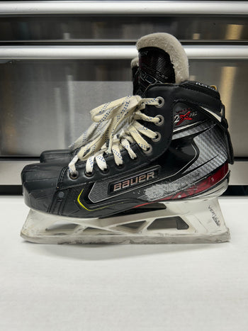 BAUER 2x PRO Goalie Skate Size 8 Used Regular Width NCAA Pro Stock