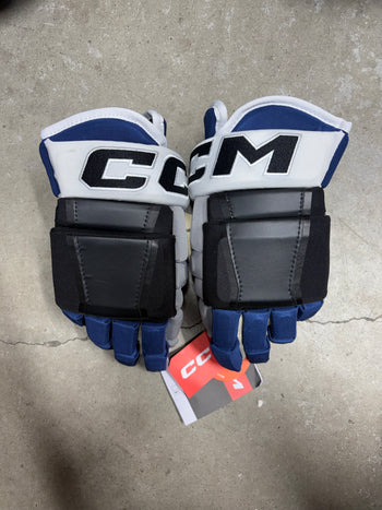 14” CCM HG 97 Tampa Bay Lighting Hockey Gloves (New) NHL Prostock (Copy)