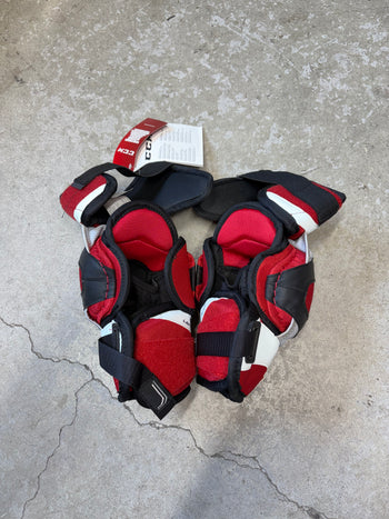 CCM U+ Pro SR Medium Elbow Pads (New) Pro Stock