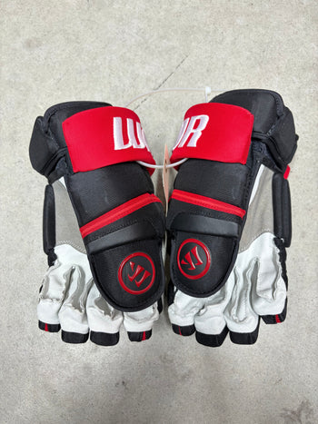 13” Warrior Covert Pro QRE Hockey Gloves (New) Carolina Hurricanes