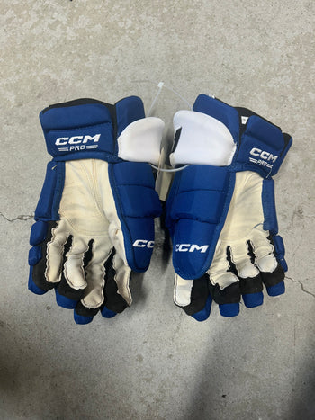 15” CCM Pro Tampa Bay Lightning Hockey Gloves Pro Stock Like New