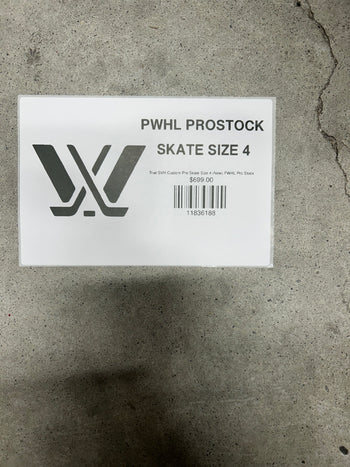 True SVH Custom Pro Skate Size 4 (New) PWHL Pro Stock