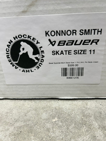 Bauer Supreme Mach Skate Size 11 Fit 2 AHL Pro Stock (Used)