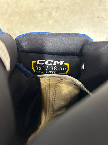 15” CCM Pro Tampa Bay Lightning Reverse Retro Erik Cernak Hockey Gloves (New)