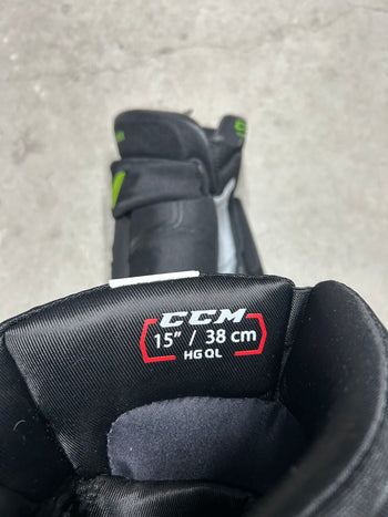 15” CCM HGQL Dallas Stars Pro Hockey Gloves (New)