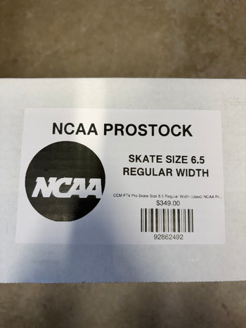 CCM FT4 Pro Skate Size 6.5 Regular Width (Used) NCAA Pro Stock