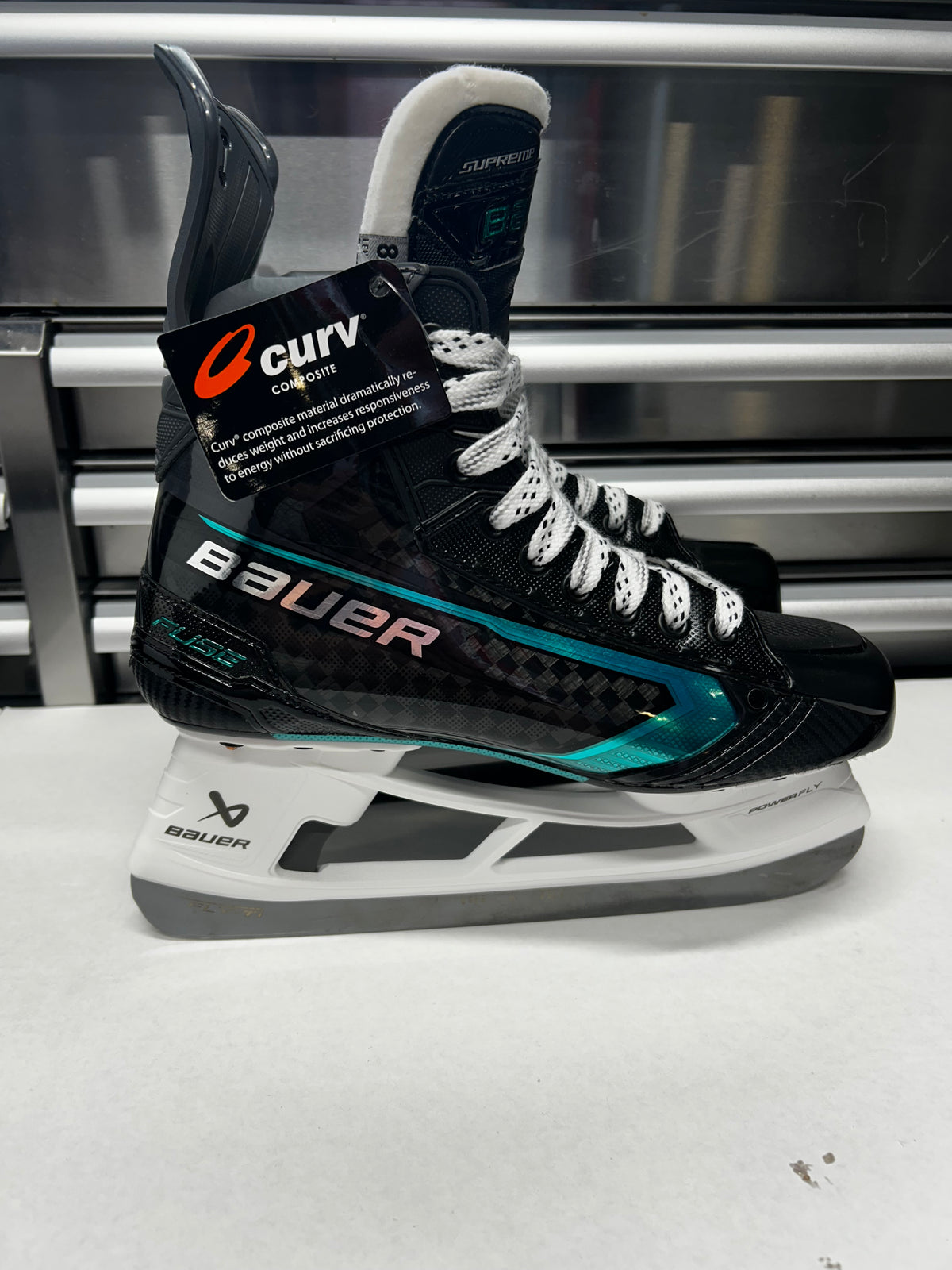 Bauer Supreme Fuse Skate Size 8.5 FIT 2 (New) W/ Steel NHL Pro Stock
