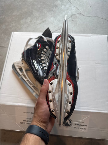 Bauer Vapor 1X Skate Size 8.5 Used Regular Width AHL Pro Stock