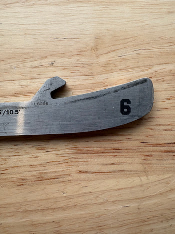 296mm Bauer LS Pulse  SS NHL Pro Stock Used Steel (Blade/Runner)