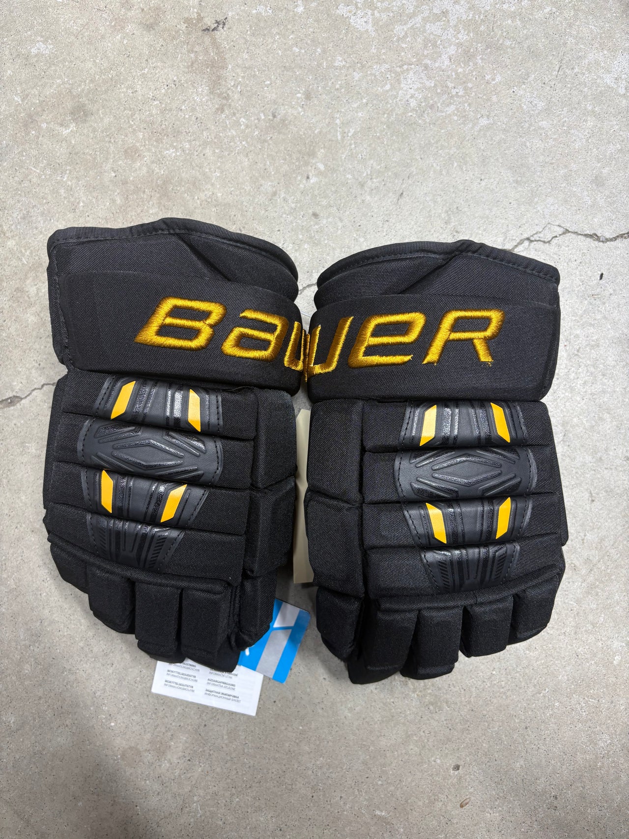 14” Bauer Pro Series Colorado College Gloves Pro Stock New