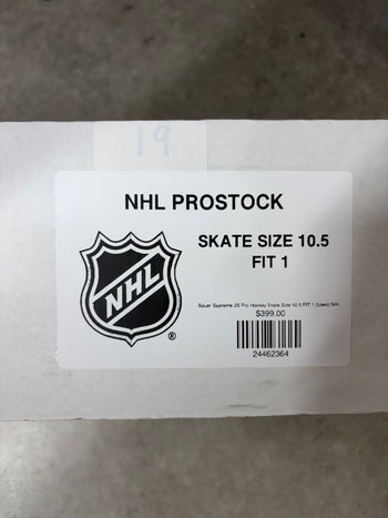 Bauer Supreme 2S Pro Hockey Skate Size 10.5 FIT 1 (Used) NHL Pro Stock