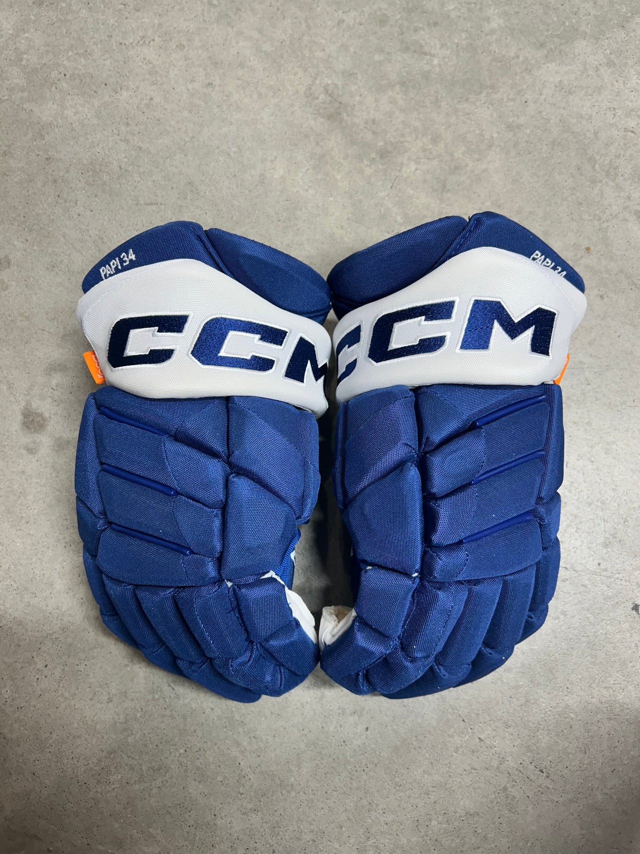 14” CCM Pro Toronto Maple Leafs Auston Matthews Pro Stock Gloves (New)