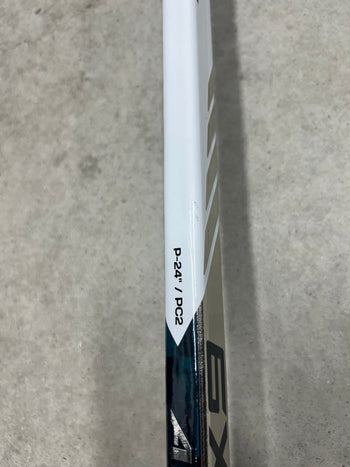Left Hand 24” True AX9 Pro Stock Goalie Stick Blue/White