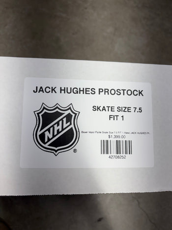 Bauer Vapor Flylite Skate Size 7.5 FIT 1 (New) JACK HUGHES Pro Stock
