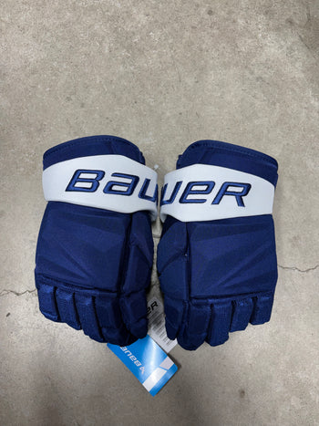 15” Bauer Vapor Hyperlite Gloves Toronto Maple Leafs Pro Stock New
