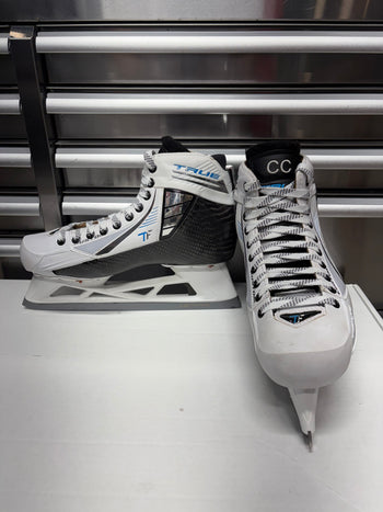 True SVH Two Piece Custom Pro Goalie Skate Size 10 Regular Width (Like New) NHL Pro Stock