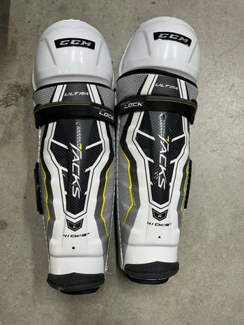 16” Senior CCM Tacks AS-V Pro Shin Guards (New) Pro Stock