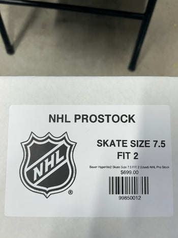 Bauer Hyperlite2 Skate Size 7.5 FIT 2 (Used) NHL Pro Stock