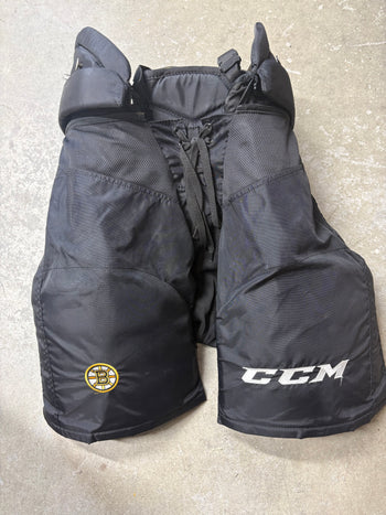 Large Boston Bruins CCM HPTK Hockey Pants Pro Stock (Used)