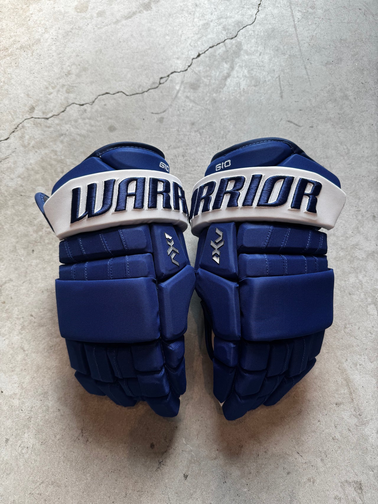 13.5” Warrior AX1 Custom Pro Hockey Gloves New