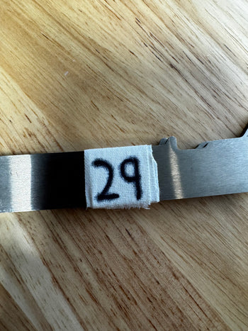 288mm Bauer LS3 NHL Pro Stock Used Steel (Blade/Runner)