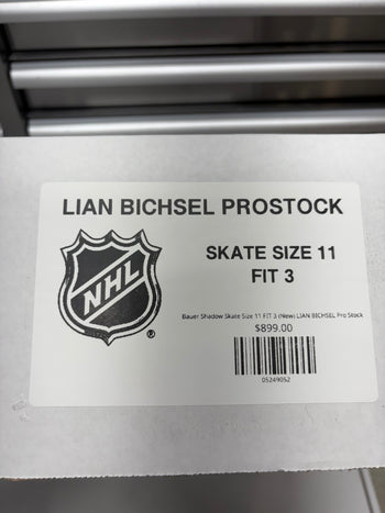 Bauer Shadow Skate Size 11 FIT 3 (New) LIAN BICHSEL Pro Stock