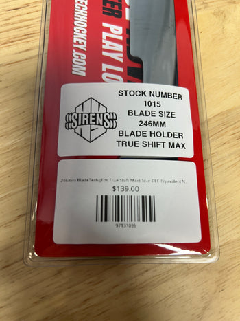 246mm BladeTech (Fits True Shift Max) True DLC Equivalent New York Sirens Pro Stock