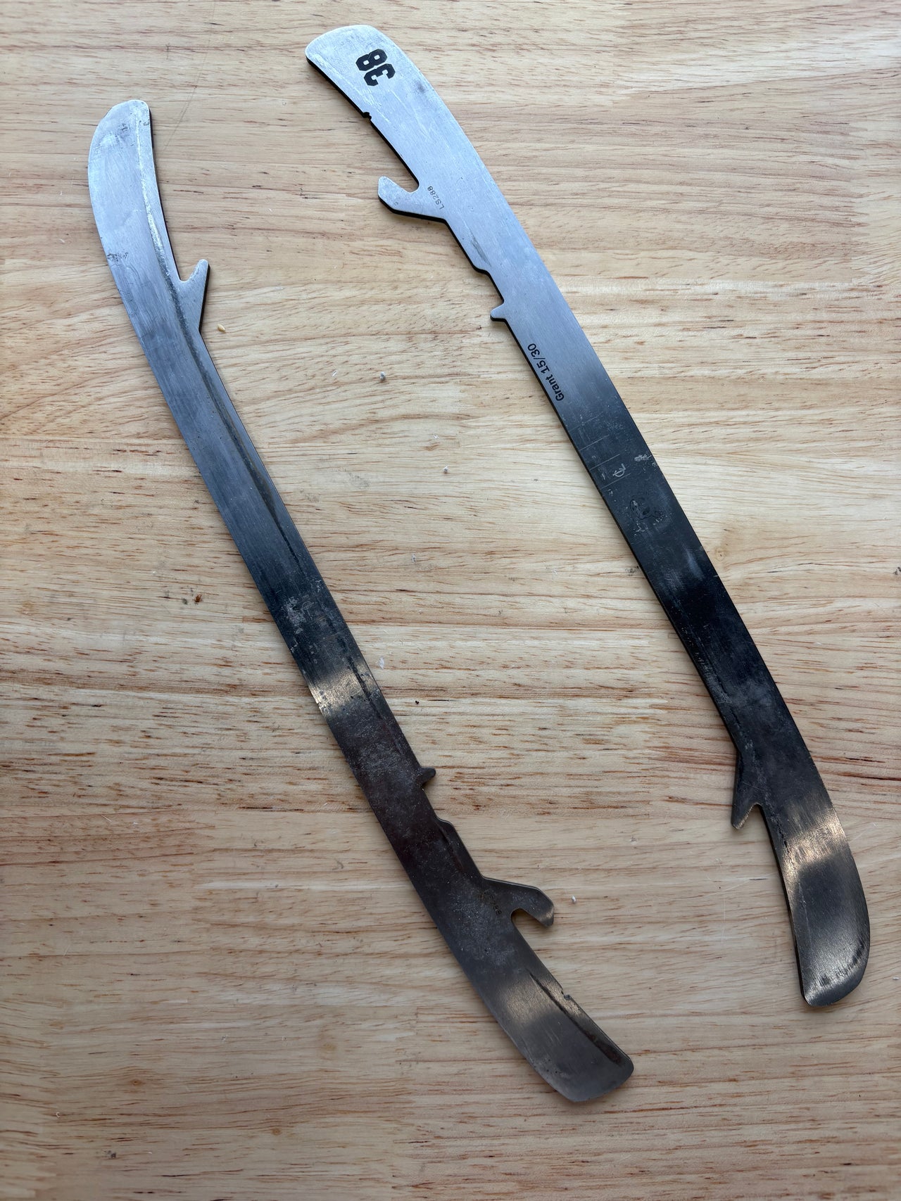 288mm Bauer LS Pulse  SS NHL Pro Stock Used Steel (Blade/Runner)