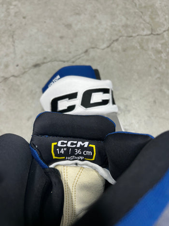 14” CCM HGTK Pro Tampa Bay Lightning Hockey Gloves (New)